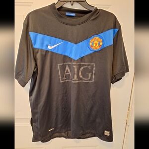 NIKE❗️MANCHESTER UNITED 2009-2010 AWAY JERSEY Mens Large